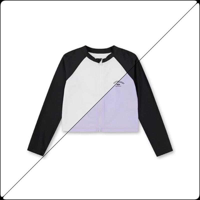 폴햄키즈/여아) 영스터 래쉬가드 크롭 집업 - PKE2TC2700(10,820원/3000원)1