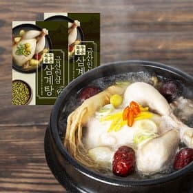 녹두 품은 금산인삼 삼계탕 1.2kg 5팩 (36,370원/무료)