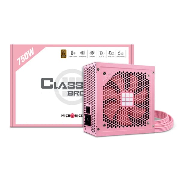 마이크로닉스 핑크 750W 브론즈 파워 6만원