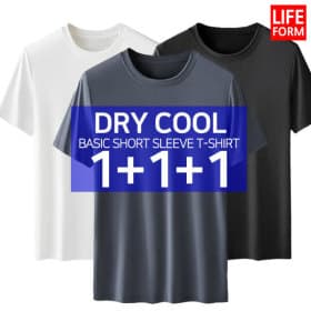 쿨드라이 무지 반팔티 3장 세트 1+1+1