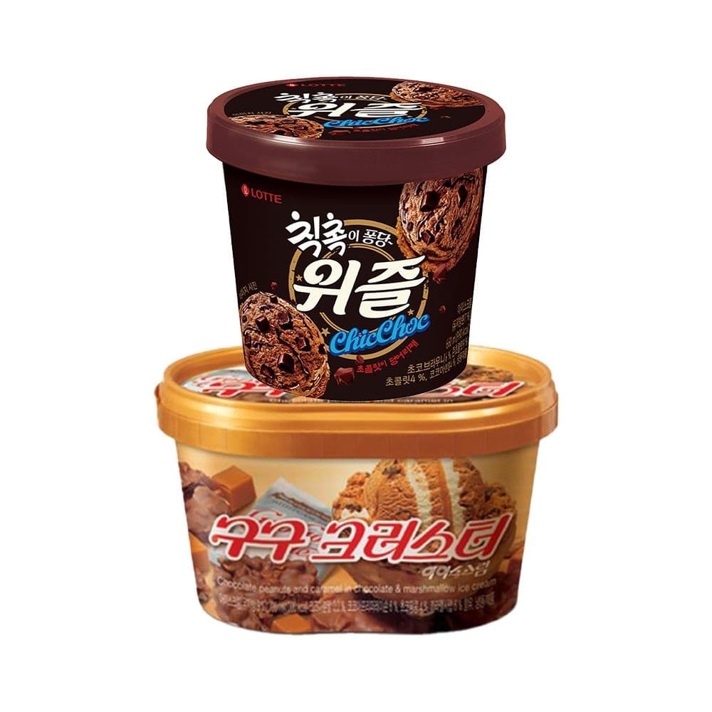 구구크러스트+위즐 칙촉 아이스크림 혼합구성 (23,490원/무료)