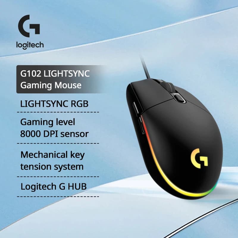 로지텍 G102  마우스