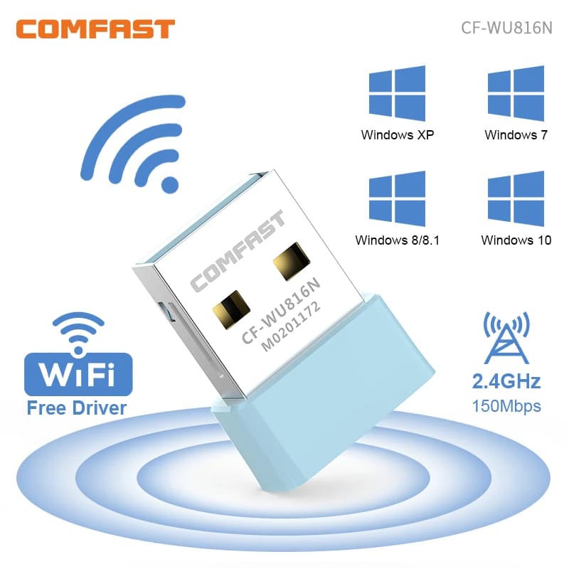 Comfast 150Mbps USB WiFi 어댑터 2.4GHz  동글