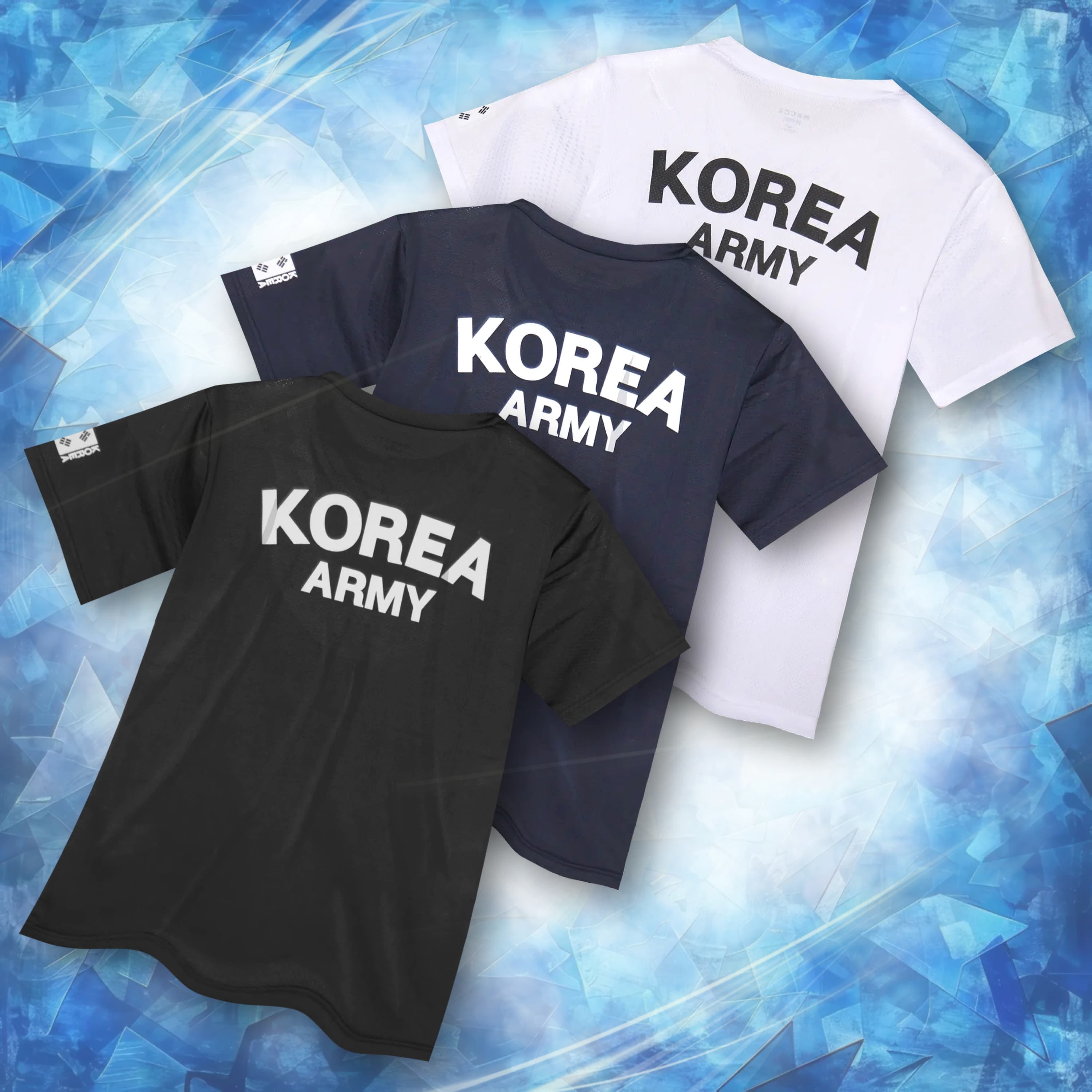 로카 쿨 반팔티 화이트/네이비/블랙
