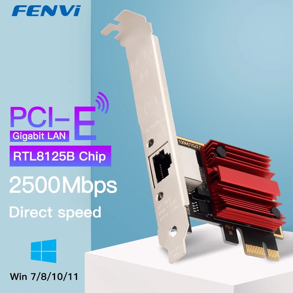FENVI 2.5G PCI-E  RTL8125B 유선랜카드