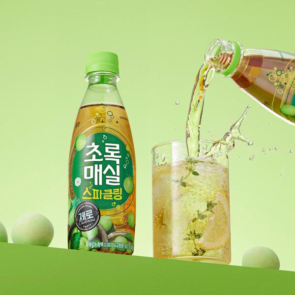 초록매실 스파클링제로 350ml 캔24개, 펫20개 / 10,900원